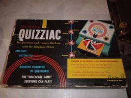 1960 Retro Vintage The Golden Quizziac Magnetic Brain Board Game Family Fun - £23.29 GBP