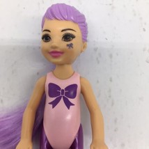 2 Barbie Chelsea Color Reveal 5&quot; Dolls Mattel Doll w/ Removable Ponytail - £13.68 GBP