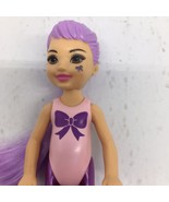 2 Barbie Chelsea Color Reveal 5&quot; Dolls Mattel Doll w/ Removable Ponytail - £13.76 GBP