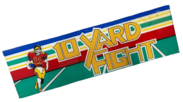 Ten 10 Yard Fight Sign NES Video Game Arcade Marquee Original 1980&#39;s Football - £70.48 GBP