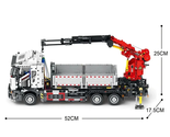 2328PCS Multifunctional Crane Truck Building Blocks Remote Control Engin... - $233.32