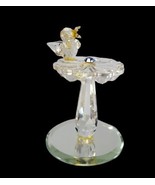 Cut Crystal Bird Bath W Mirrored Bottom 2&quot; - $14.99