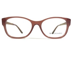 Bvlgari 4081-H 5265 Eyeglasses Frames Clear Red Brown Faux Pearl 53-17-135 - £74.59 GBP