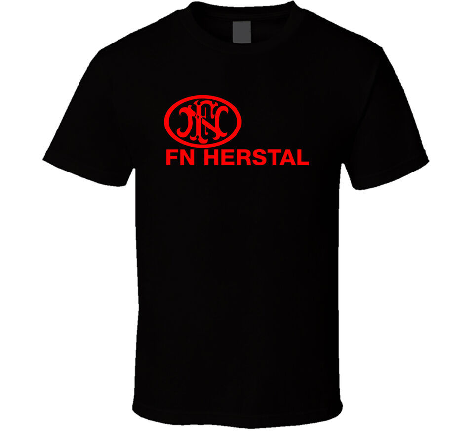FN Herstal Firearms Guns Red Logo New S to 5XL T-Shirt tee Unisex Free Shipping