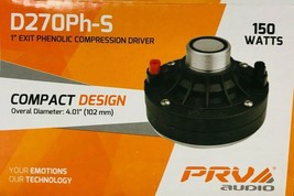 PRV Audio - D270Ph-S - 1&quot; Phenolic Compression Driver 8 Ohm 1-3/8&quot;-18 TPI - £35.93 GBP