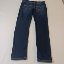 Levis Women's Size 14 Reg The Knit Jeans Blue Denim Stretch Elastic Waist Girls image 7