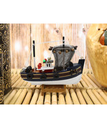 6.25&quot;L Colorful Wooden Handicraft Nautical Marine Trawler Fishing Boat M... - £18.07 GBP