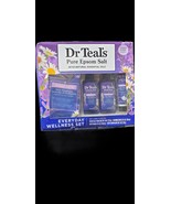 Dr Teal&#39;s Pure Epsom Salt Everyday Wellness Set Lavender &amp; Chamomile (Pa... - $30.86 CAD