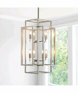 Sdorens Modern Foyer Chandelier Farmhouse Light Fixture Pendant High Cei... - $309.43 CAD