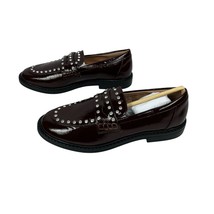 Free Assembly Women’s Studded Loafers Memory Foam Size 8.5 Coffee Brown ... - $49.40