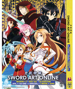 DVD Anime Sword Art Online Sea 1-3+GGO1&2+Alicization Vol.1-120End+4Sp+3Mov+2OVA - $65.99