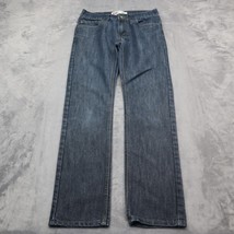Levis Pants Womens 28 Blue Mid Rise Flat Front 511 Slim Straight Denim Jeans - £23.72 GBP