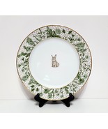 NEW RARE Williams Sonoma Garden Lattice Bunny Dinner Plate 10 1/2&quot; Porce... - £39.33 GBP