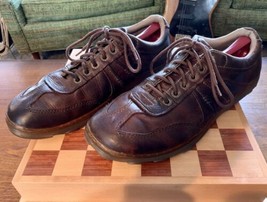 Dr Doc Martens Men 13 US Kurt Brown Leather Shoes Lace Sneakers Clean No Damage - $29.70