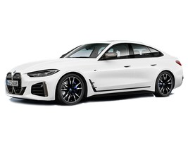 BMW i4 White Metallic 1/18 Diecast Model Car by Minichamps - $301.99