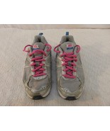 CHILDRENS NIKE DART 9 GRAY BLUE PINK ATHLETIC GIRL&#39;S sz1.5 TENNIS SHOES ... - £16.71 GBP