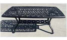 Outdoor patio furniture coffee table Elisabeth garden cast aluminum Deco... - $362.26