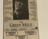 Green Mile Movie Print Ad Tom Hanks Michael Jeter TPA5 - £4.66 GBP