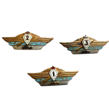 Vintage USSR Soviet Russian Army Specialist Officer 3 Classes Pin Badge ... - $30.96