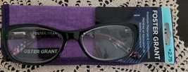 Foster Grant~ Purple Frame Reading Glasses ~ +2.75 ~ Watercolor ~ TG0317 ~ R49 - £17.65 GBP