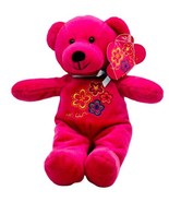 FAO Schwarz Girl Pink Teddy Bear Plush Stuffed Animal Bean Bag 10 inch F... - £9.95 GBP