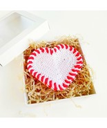 Coasters Set of 4, 6, 8, 10 Heart Handmade Coasters Valentines Day Gift ... - $25.15+