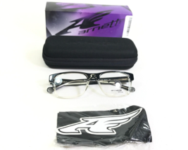 Arnette Small Eyeglasses Frames Cross Fade 7087 1019 Clear Black 49-18-135 - £29.08 GBP