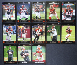 2007 Topps Cincinnati Bengals Team Set of 13 Football Cards - $6.99