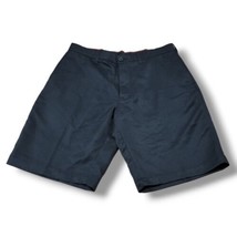 Haggar Shorts Size 34 W34&quot;xL10&quot; Mens Haggar H26 Shorts Black Chino Shorts Casual - £24.04 GBP
