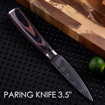 Paring knife 3.5&quot; Chef&#39;s Kitchen Knife Stainless Steel Cooking Tools BBQ... - £11.99 GBP