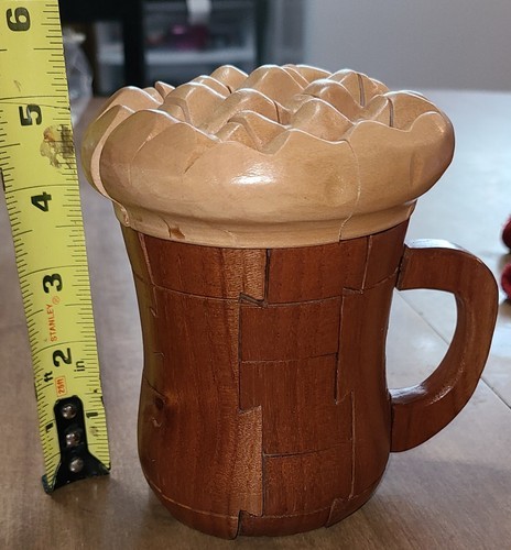 Beer Mug 3D Jigsaw Wooden Puzzle Brain Teaser. Item image 5