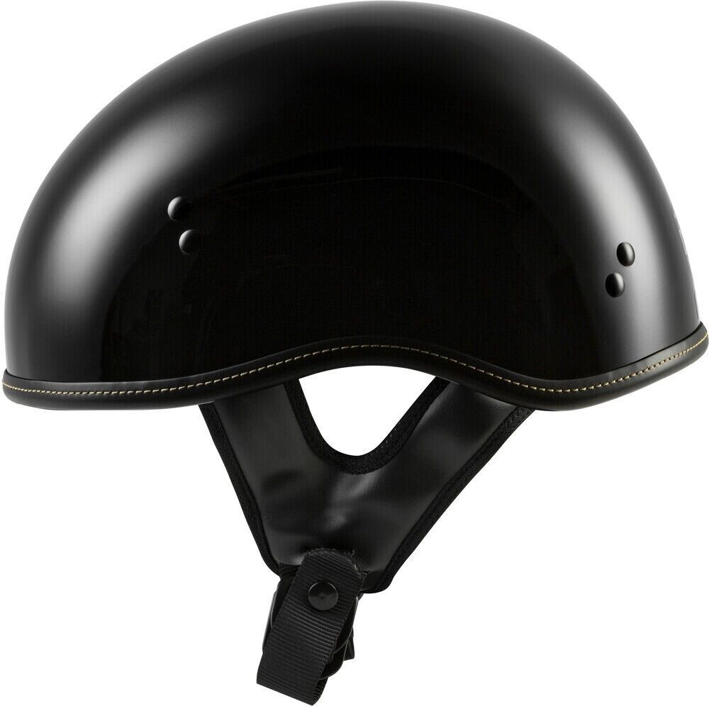HIGHWAY 21 - .357 Solid Half Helmet, Gloss Black, 2X-Large - $69.95