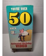 You're Over 50 When...  VHS Movie  Animated Birthday Comedy Video Tape V... - $9.89