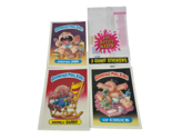 VINTAGE 1986 TOPPS GARBAGE PAIL KIDS 3 GIANT STICKER CARDS JOHN RANDY CHUCK - $23.75