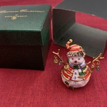 Bejeweled Collection by Dept 56 SNOWMAN BOX 56.31604 2002 Twig Arms - £28.34 GBP