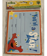 Sesame Street Elmo Recognition Awards Certificates You&#39;re a Star 20 Pk T... - £7.03 GBP