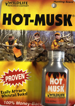 Wildlife Research 300 Hot-Musk 1oz Whitetail Deer Non-Urine Attractor-NEW-SHIP24 - $9.78