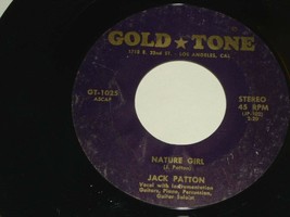 Jack Patton Nature Girl Jalopy Jack Bicycle Song 45 Rpm Record Gold Tone Label - £159.36 GBP