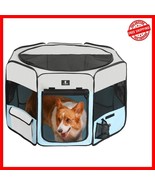 Blue Portable Pet Playpen for Dogs, Cats &amp; Rabbits - Indoor/Outdoor Fun - $89.09