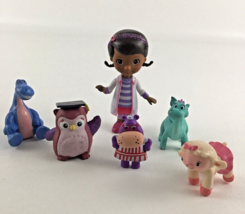 Disney Junior Doc McStuffins Deluxe Figures Toppers Lambie Stuffy Toy 6pc Lot - £15.78 GBP