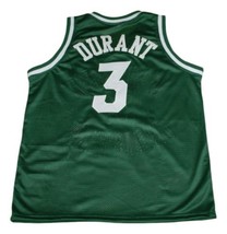 Kevin Durant #3 Montrose Christian Basketball Jersey New Sewn Green Any Size image 2