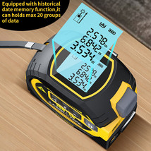 New 3In1 Digital Laser Measure 40M/131Ft Autolock Measuring Tape Top Lcd Display - £44.63 GBP