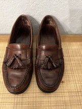 Sperry Top-Sider Men’s Brown Leather Loafers With Tassles Slip On Shoes Size 9.5 - £25.83 GBP