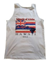 Islands of Aloha Medium Size Hawaii Hilo Destination Shirt White Tank To... - £11.59 GBP