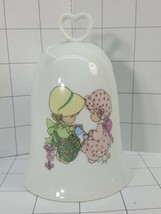 Precious Moments  Bell &quot; Friendship Hits The Spot&quot; 1994 girls tea party ... - $7.95