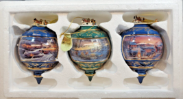 Bradford Editions Terry Redlin Christmas Ornament Heirloom Porcelain Collection7 - £27.09 GBP