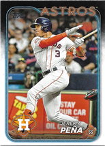 Jeremy Pena 2024 Topps #472 Houston Astros Baseball Card - £0.48 GBP