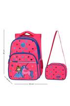 Licensed Pink Princess Pattern Primary School Backpack And Lunch Box - £57.42 GBP+