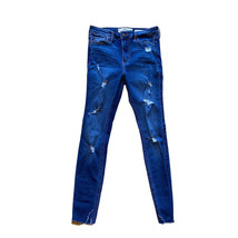 Hollister Womens Jeans Skinny High Rise Size 3 Short (tag 26x28) Distressed - £13.21 GBP