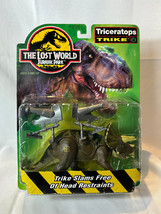 1997 Kenner The Lost World Jurassic Park Triceratops Figure Sealed Blister Pack - £31.25 GBP
